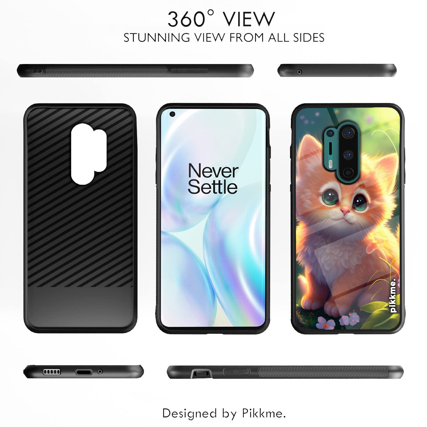 OnePlus 8 Pro Cat phone cover by Pikkme – photo 2