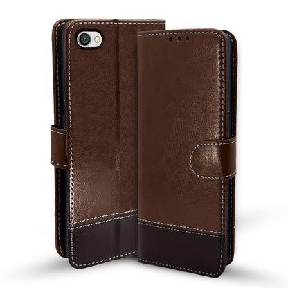 Brown & coffee flip case for Redmi Y1 Lite – Pikkme