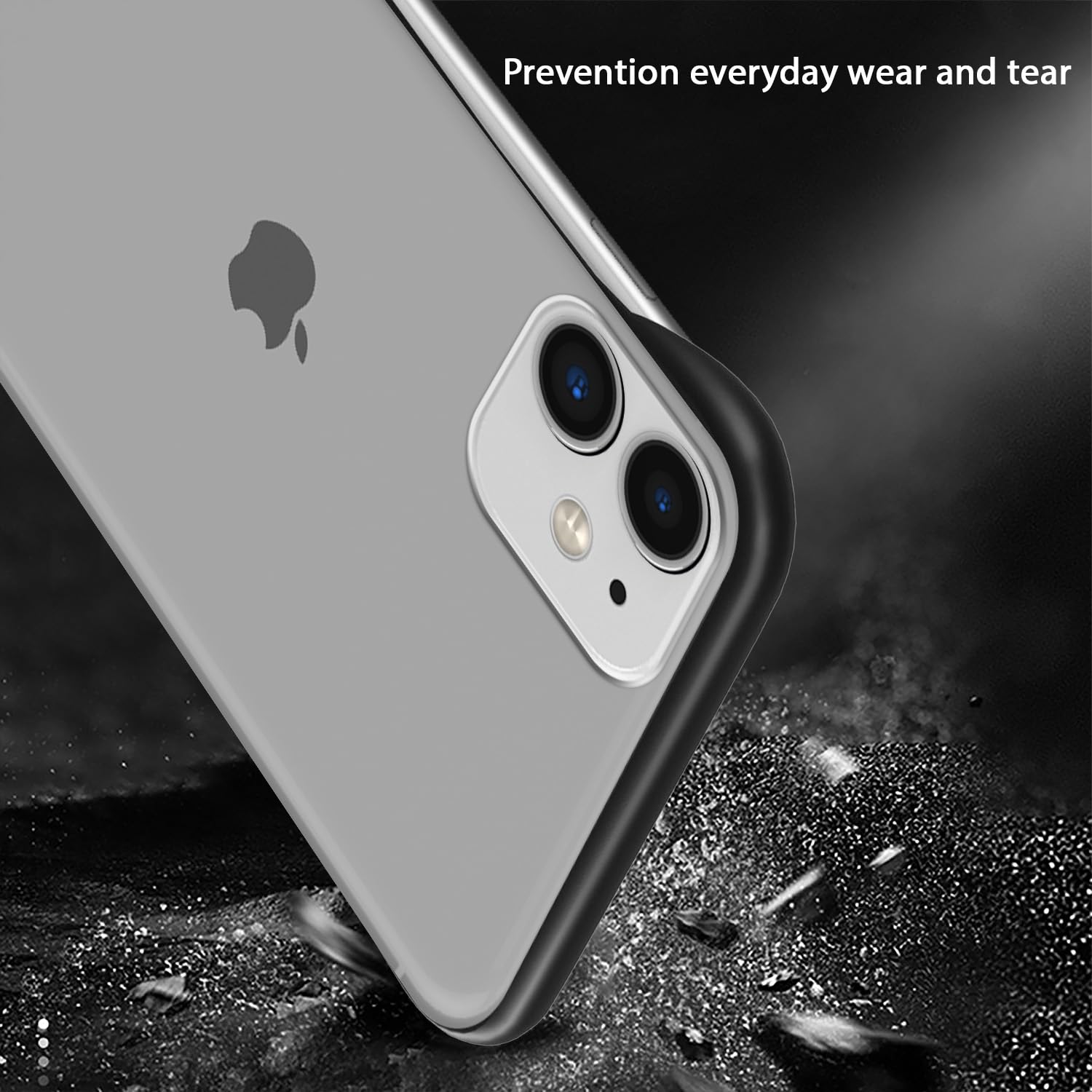 Pikkme iPhone 11 Frameless Back Cover (Black)