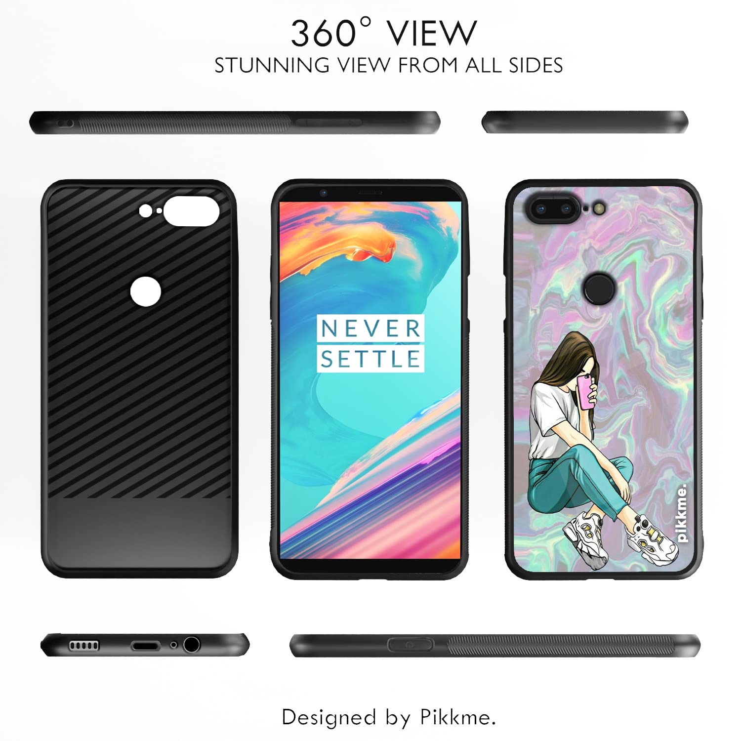 Pikkme Hybrid mobile back cover for OnePlus 5T – photo 2