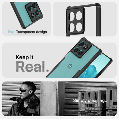 Black Hybrid mobile back cover for Moto Moto Edge 60/Edge 60 Fusion 5G – Pikkme – photo 4