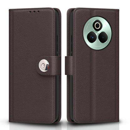 Realme P3 Pro 5G Button flip cover in coffee by Pikkme