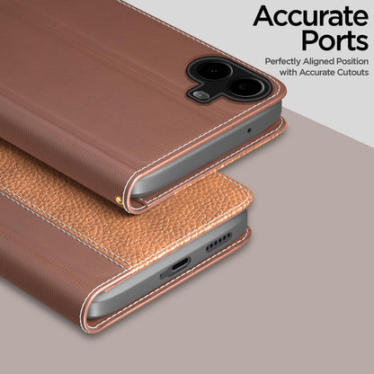 Pikkme tan flip cover for CMF Phone 1 – photo 2