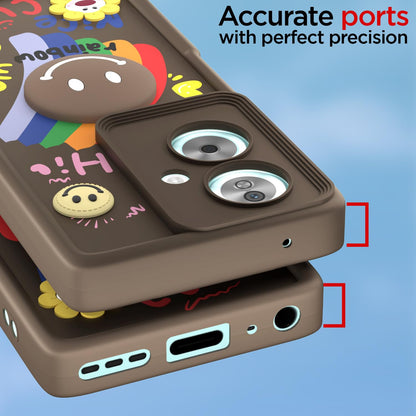 Brown back cover for Oppo A79 5G – Pikkme – photo 4