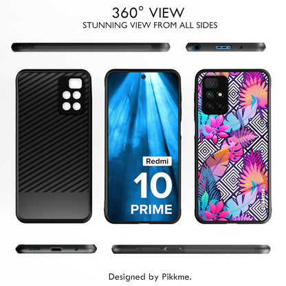Pikkme Redmi 10 Prime Flower mobile back cover – photo 2