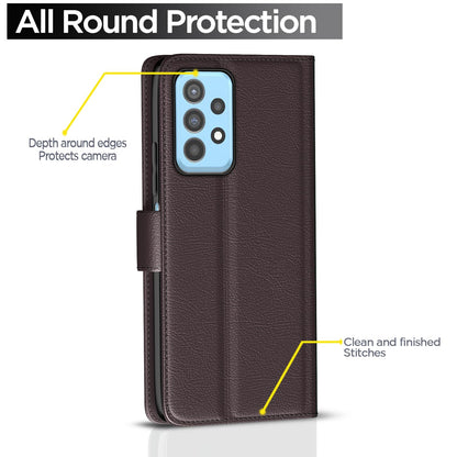 Samsung A32 flip cover in coffee by Pikkme – photo 4