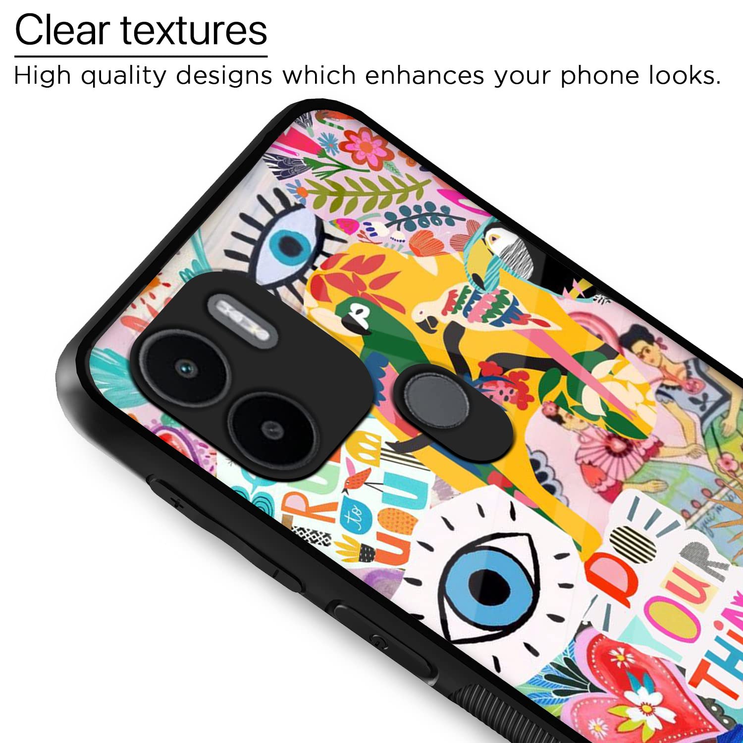 Pikkme Redmi A1 Plus/A2 Plus/Poco C50 Flower back cover – photo 3