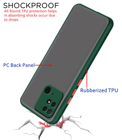 Pikkme green Hybrid mobile back cover for Redmi 10 – photo 4