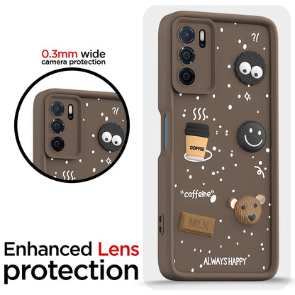 Pikkme brown Silicone mobile cover for Oppo A16/3D – photo 5