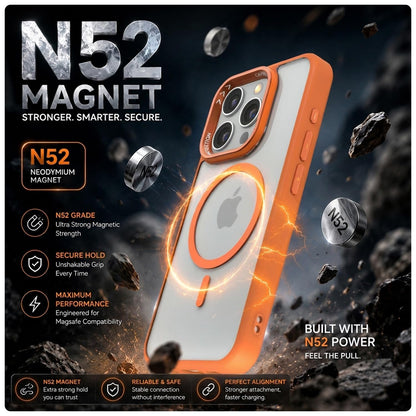 iPhone 16 Pro back cover in orange mag-safe by Pikkme – photo 3