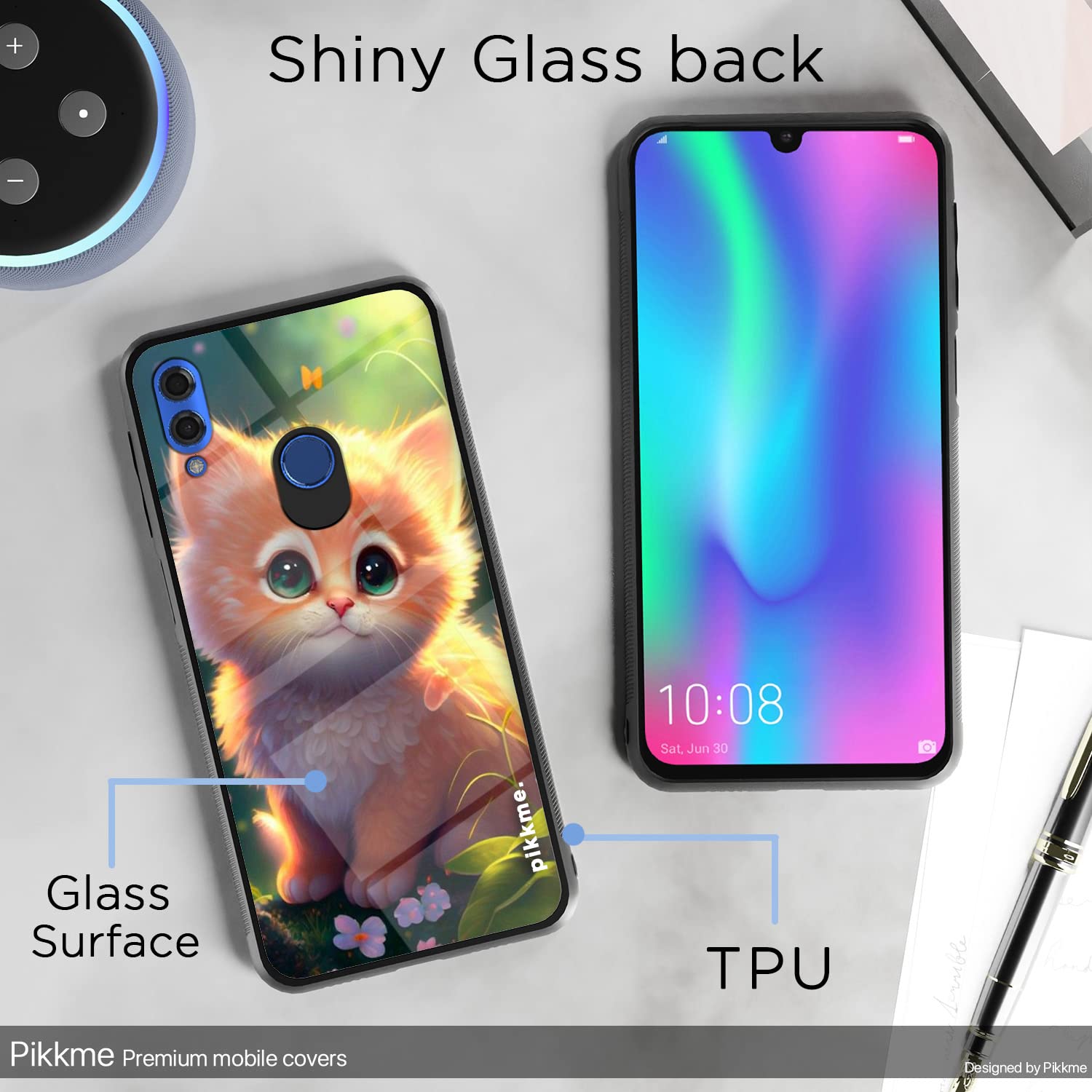 Honor 10 Lite Cat back cover by Pikkme – photo 3