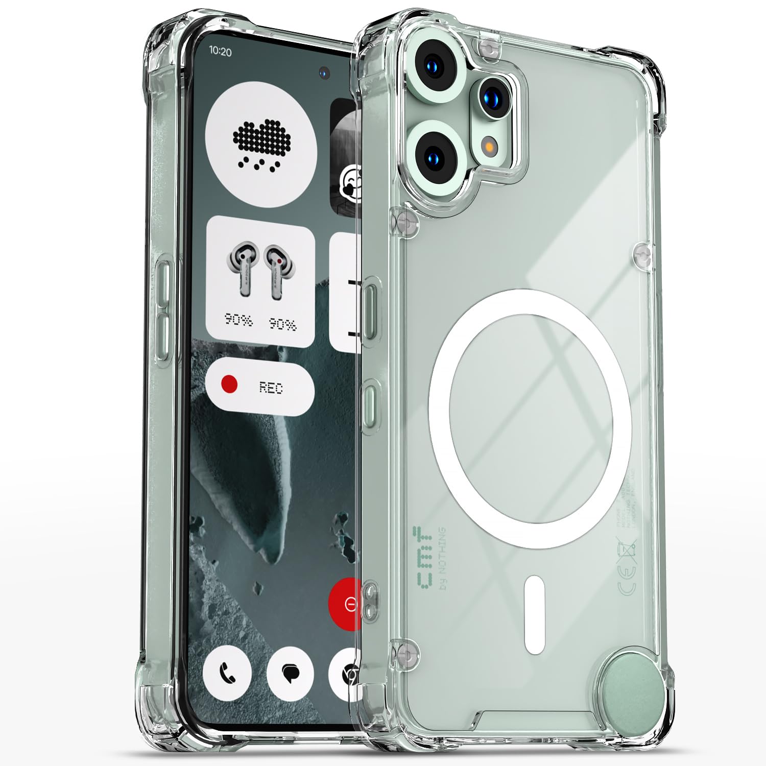 Transparent mag-safe mobile back cover for CMF Phone 2 Pro 5G – Pikkme