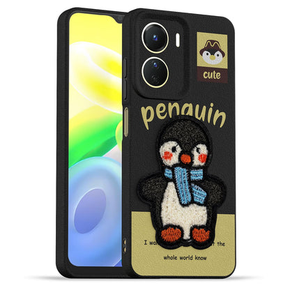 Black phone cover for Vivo Y16/T2x – Pikkme