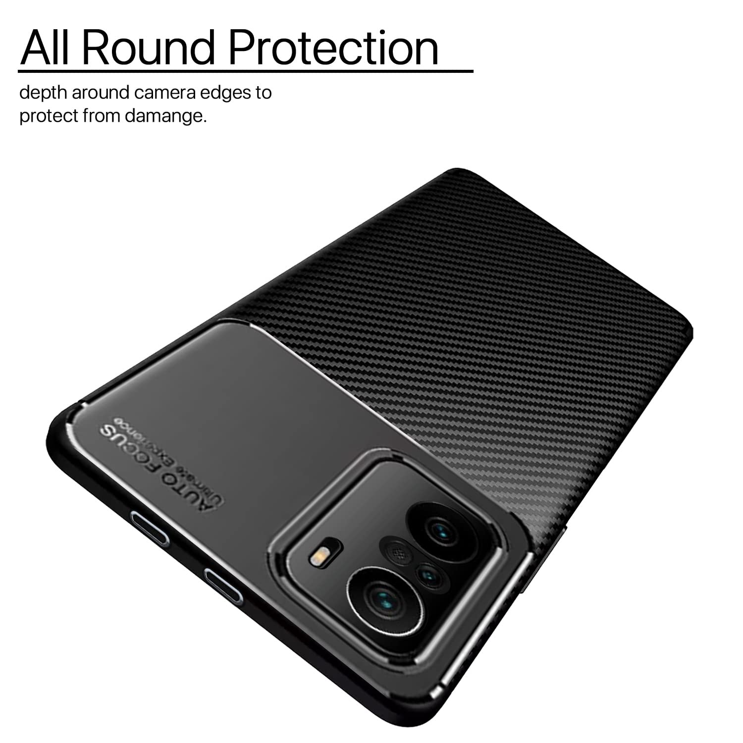 Mi 11x/11x Pro Carbon back cover in black by Pikkme – photo 2