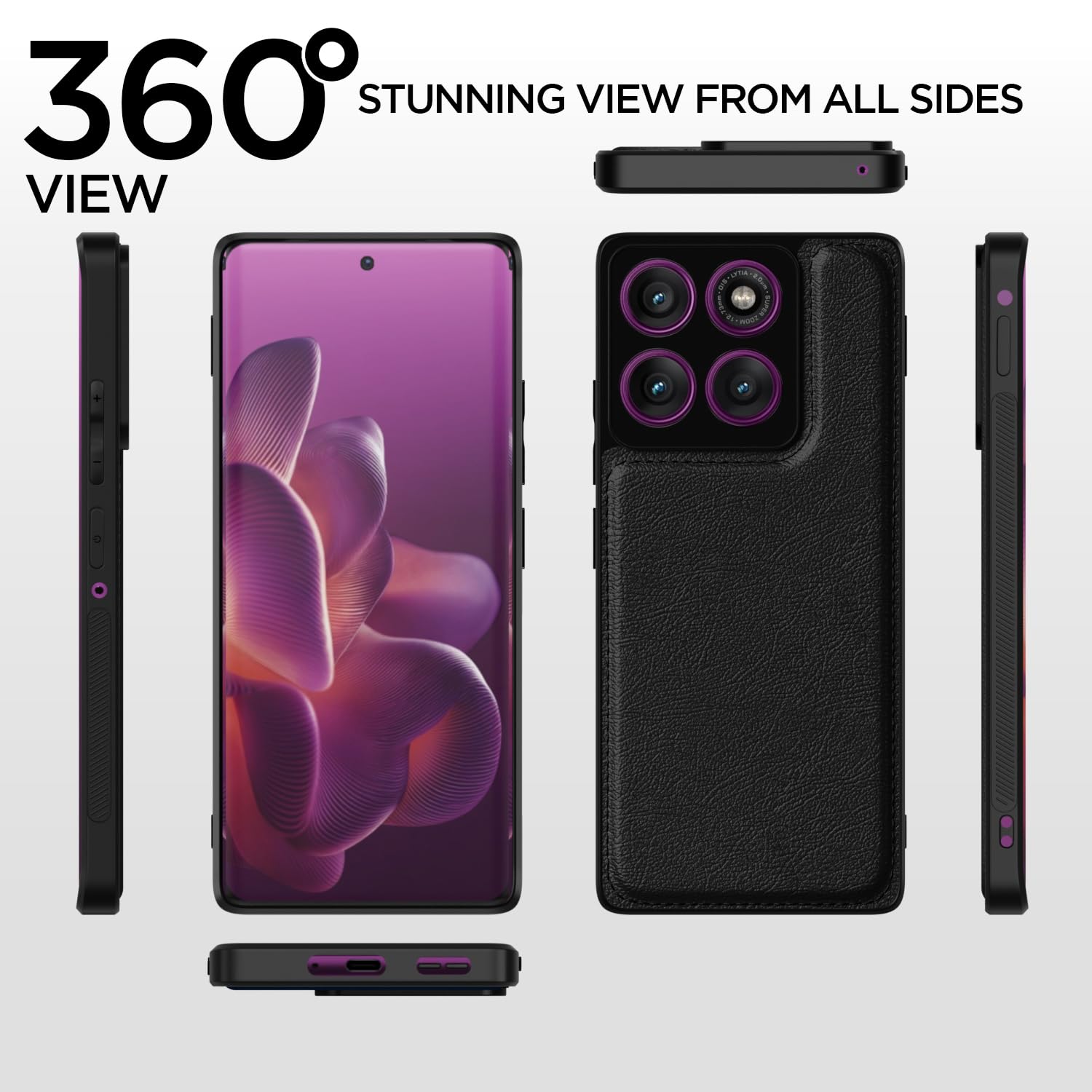 Black back cover for Moto Edge 60 Pro 5G – Pikkme – photo 4