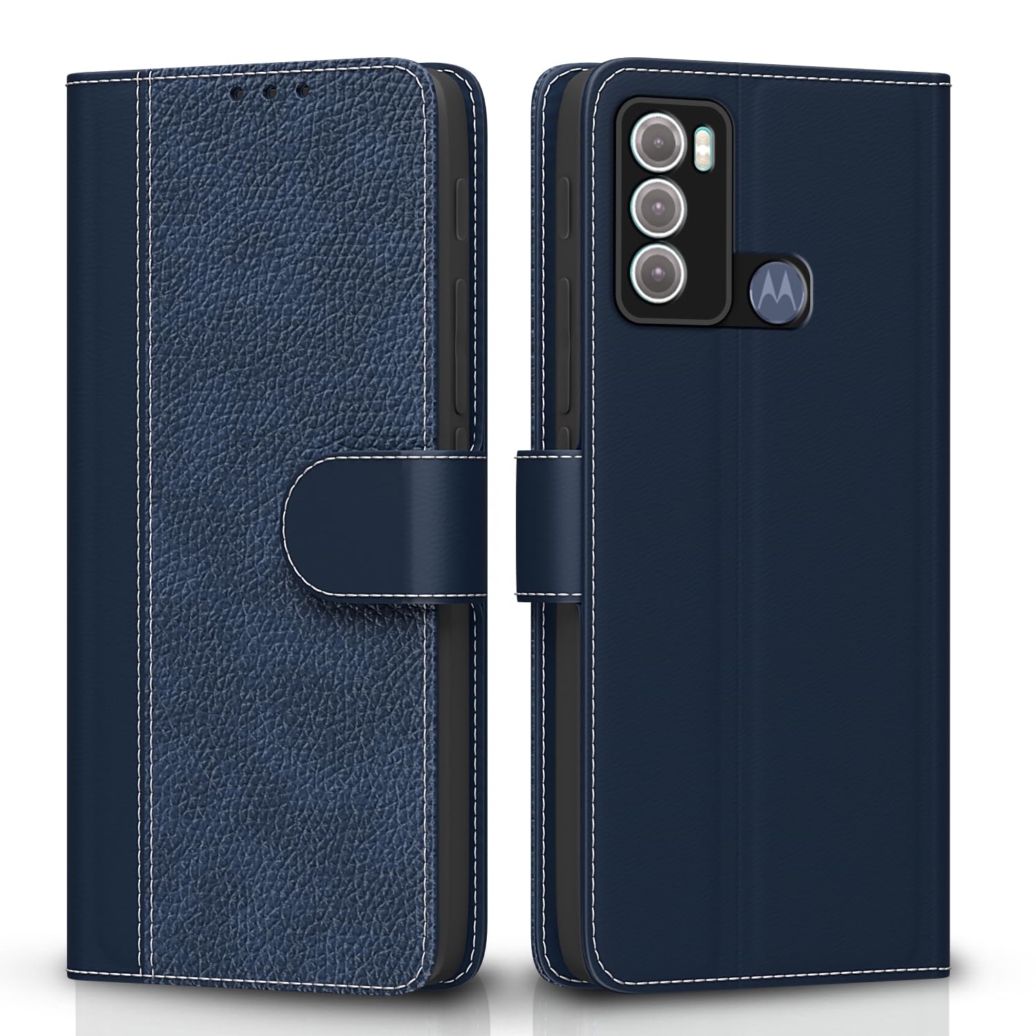 Blue Wallet flip case for Moto G60/G40 Fusion – Pikkme