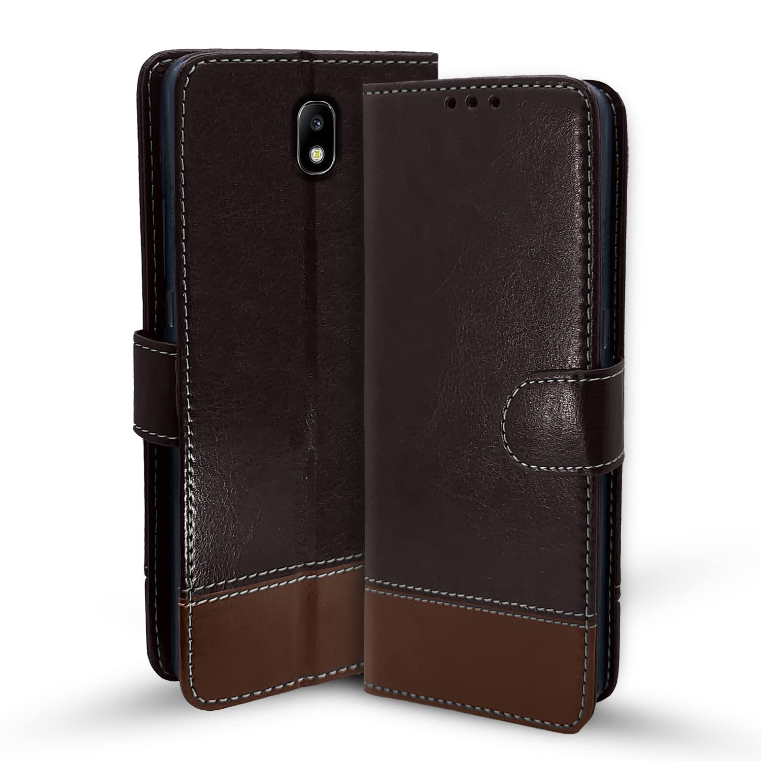 Coffee & brown wallet flip cover for Samsung J7 Pro – Pikkme
