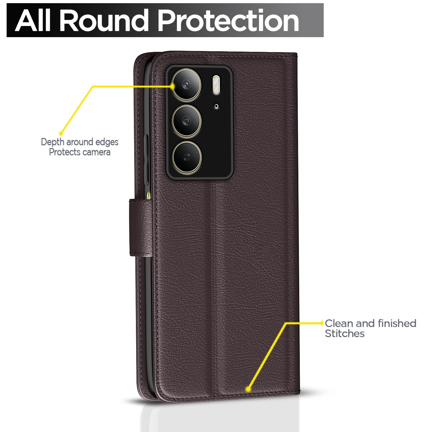 Pikkme coffee mobile flip cover for Realme C75 – photo 4