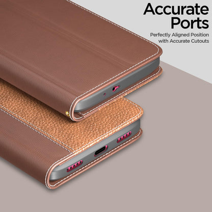 Tan wallet flip cover for Redmi Note 7/Note 7 Pro/Note 7s – Pikkme – photo 2