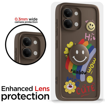 Brown Smile Rainbow back cover for Vivo Y11/T5 Lite 5G – Pikkme – photo 5