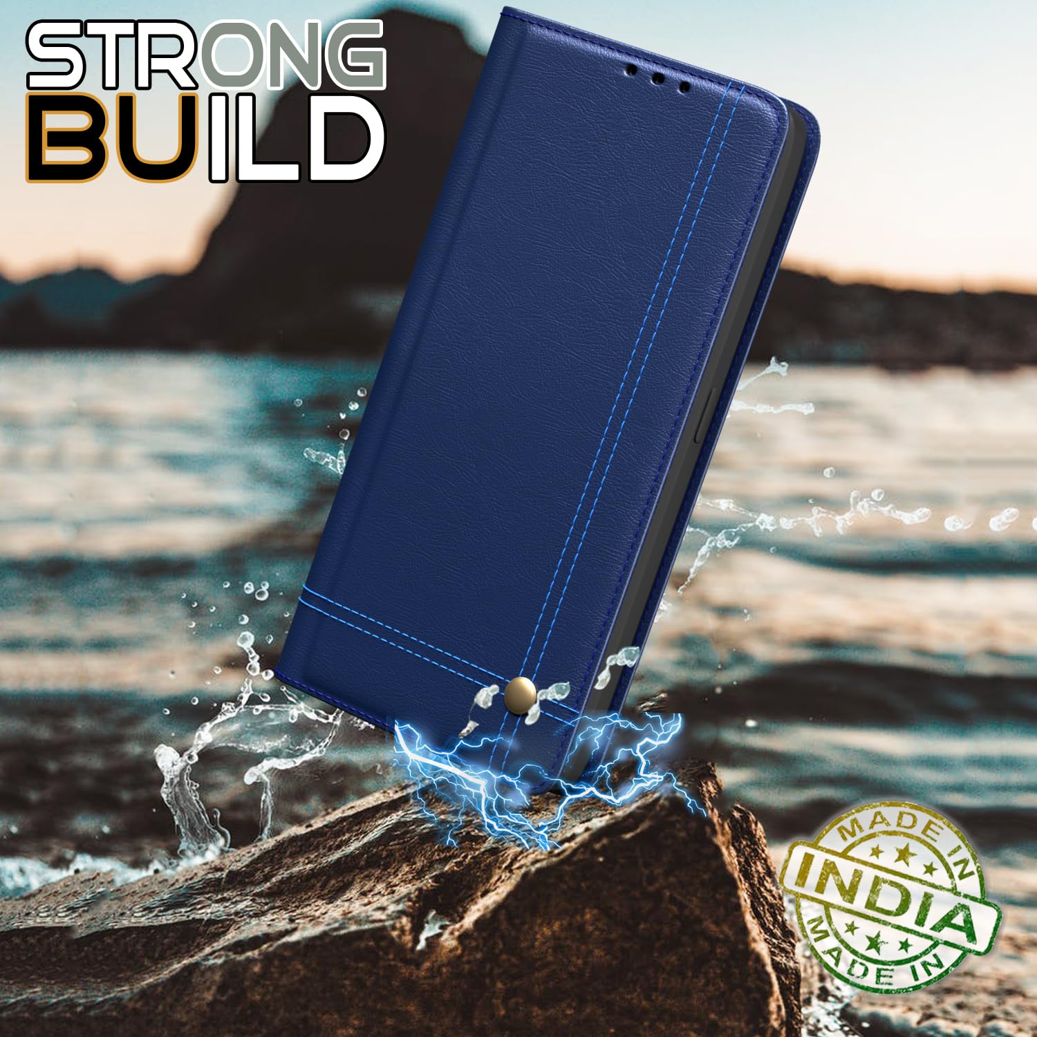 Pikkme blue flip case for Oppo F15 – photo 2