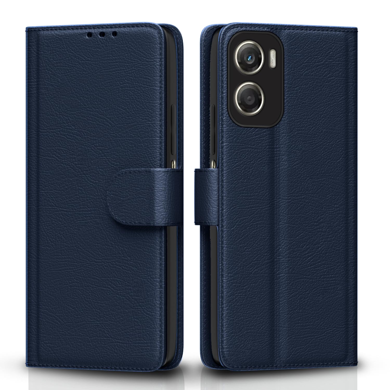 Pikkme blue Wallet flip cover for Moto G06 Power