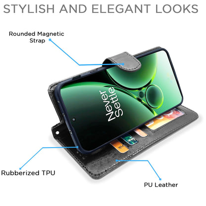 Pikkme OnePlus Nord 3 5G Wallet black flip cover – photo 5