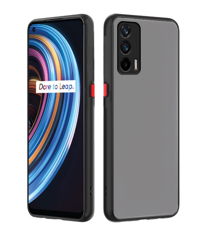 Realme X7 mobile cover in black by Pikkme