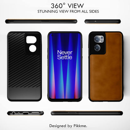 Brown Leather mobile back cover for OnePlus Nord CE 2 5G – Pikkme – photo 2