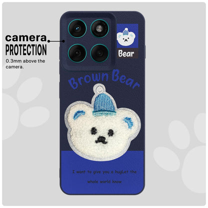 Moto Edge 60 Pro 5G Plush Patch phone cover in blue by Pikkme – photo 6