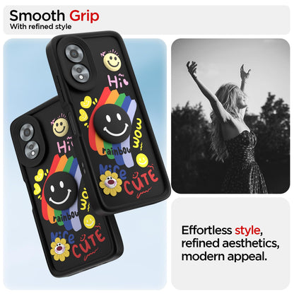 Oppo A38/A18 4G Soft Silicone mobile cover in black by Pikkme – photo 2