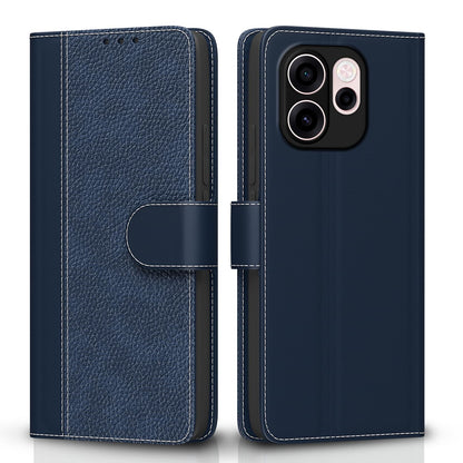 Oppo Reno 15C 5G wallet flip cover in blue by Pikkme