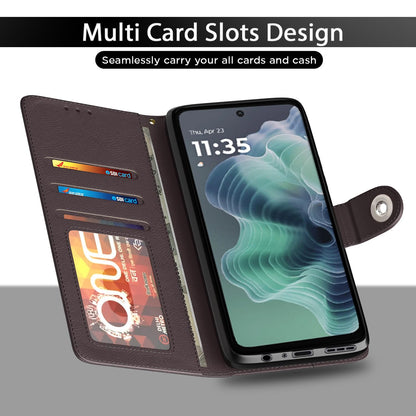 Moto G35 5G flip case in coffee by Pikkme – photo 5