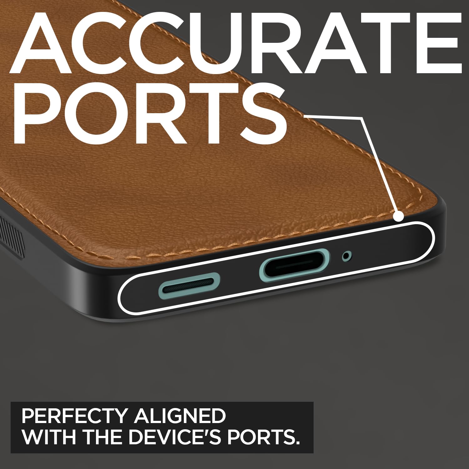 Pikkme Samsung Galaxy A16 5G Leatherback Back Case | Brown