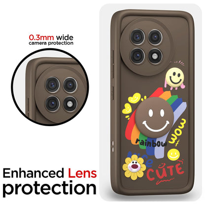 Pikkme OnePlus 13R 5G Soft Silicone brown back cover – photo 5