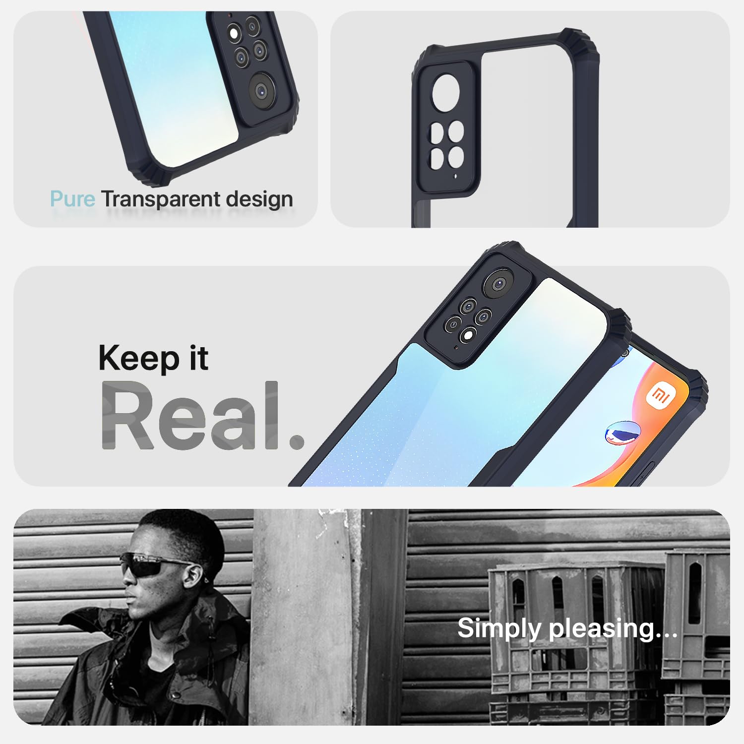 Redmi Note 11 Pro/Note 11 Pro Plus 5G mobile cover in blue by Pikkme – photo 4