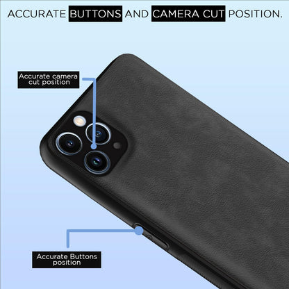 iPhone 11 Pro Leather back cover in grey by Pikkme – photo 6