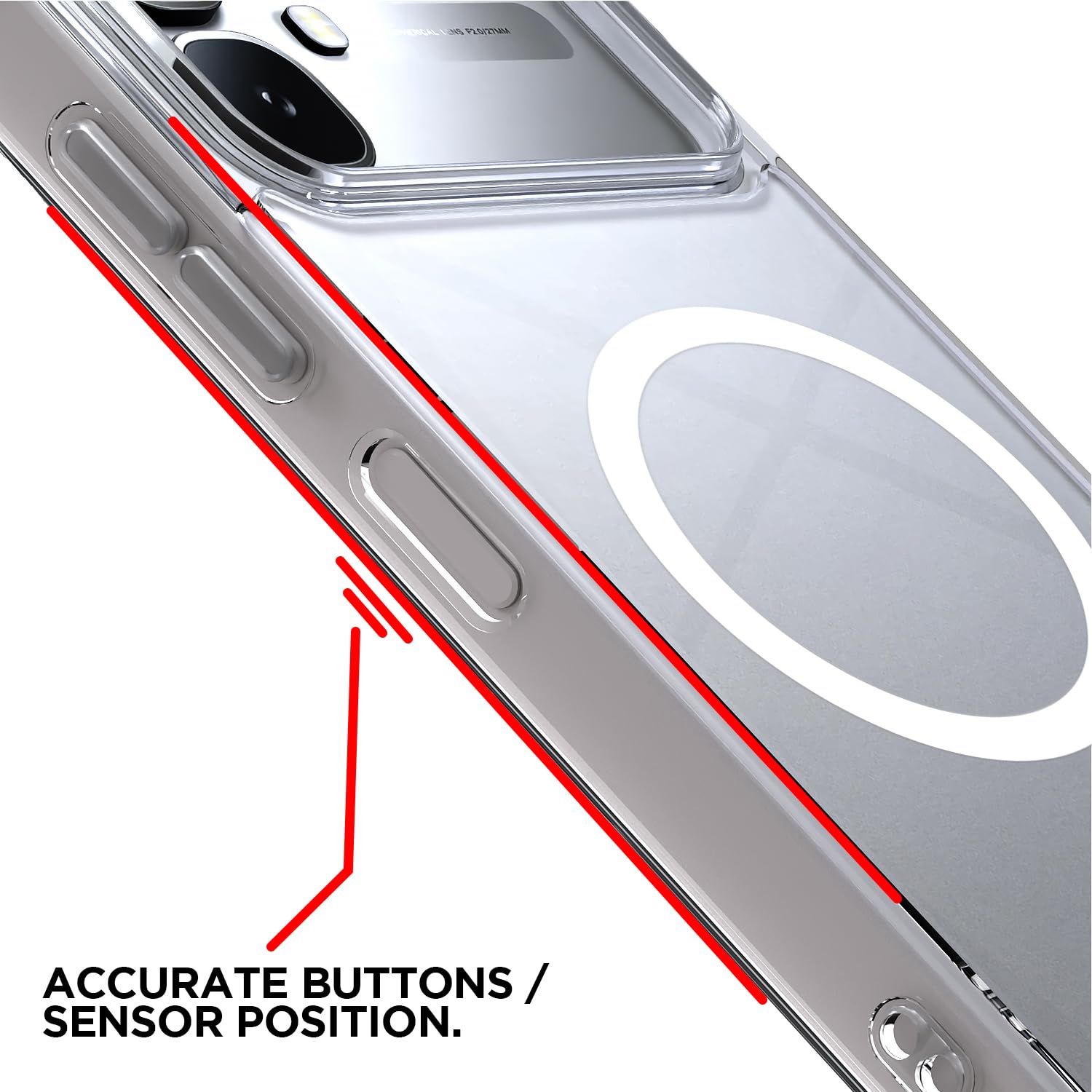 Pikkme transparent mag-safe back cover for Infinix Smart 20 4G – photo 6