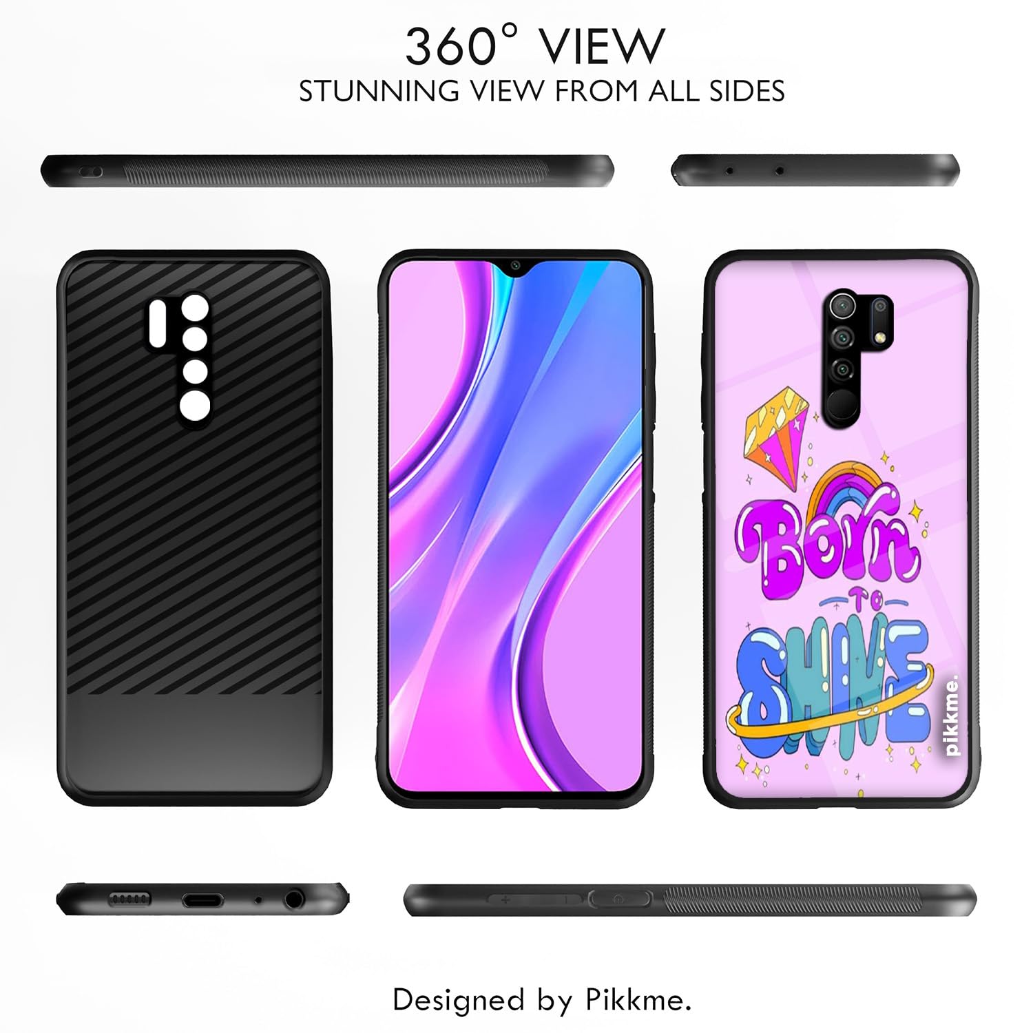 Redmi 9 Prime Hybrid mobile back cover by Pikkme – photo 2
