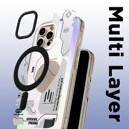 Pikkme  iPhone 12 Pro Max Printmagsafe Back Cover (White)