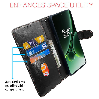 Pikkme OnePlus Nord 3 5G black & brown flip case – photo 3