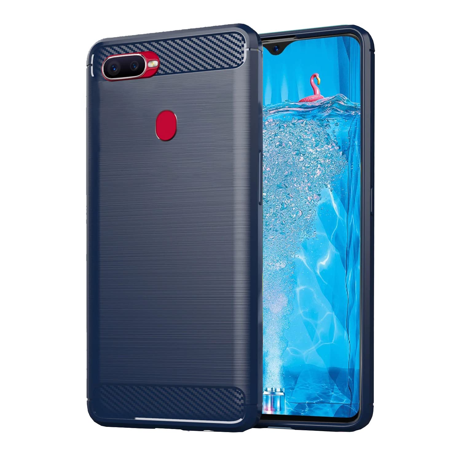 Pikkme Oppo F9 Pro/Realme 2 Pro Hybrid blue back cover
