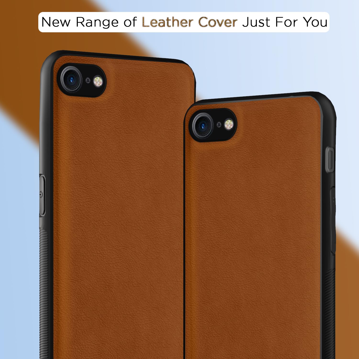 Pikkme iPhone 7/8 Flexible Pu Leather Leatherback Back Cover (Camel)