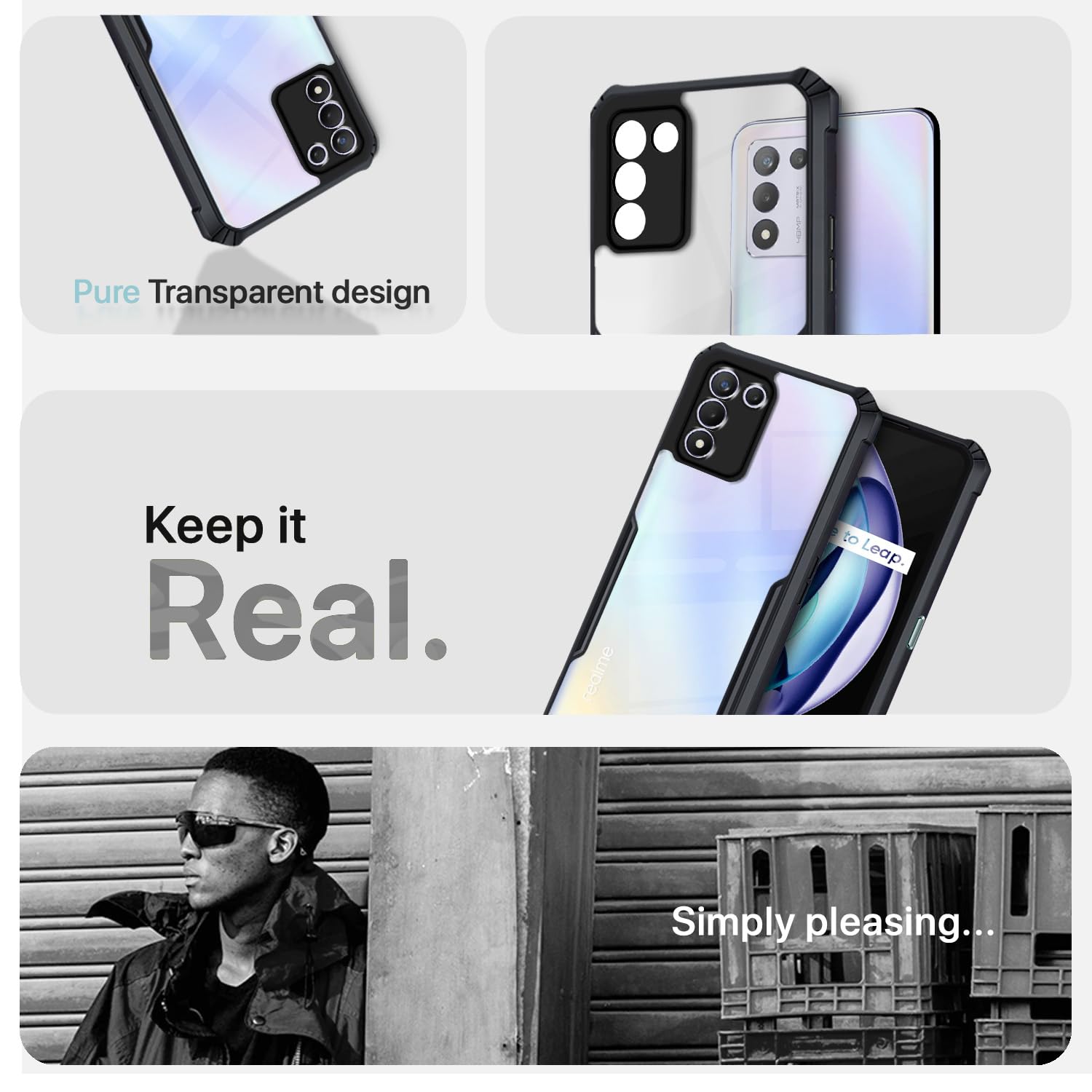 Pikkme  Realme 9 5G SE/Realme 9 5G Speed Edition Back Cover (Black)