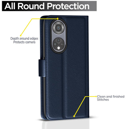 Oppo Reno 8T 5G flip case in blue by Pikkme – photo 4