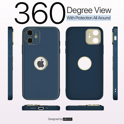 Pikkme iPhone 12 Mini Chrome blue back cover – photo 3
