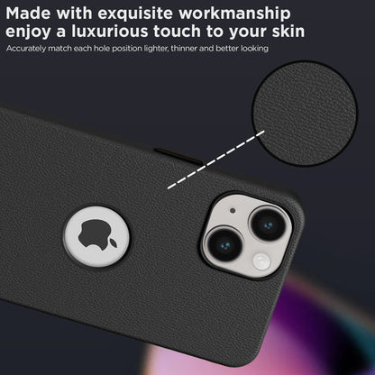 Pikkme black Leather back cover for iPhone 14 – photo 7