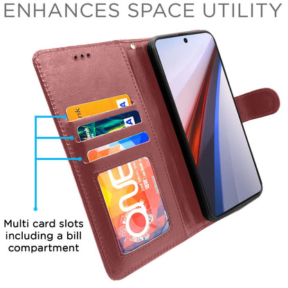 Pikkme brown flip cover for iQOO 12 5G – photo 2