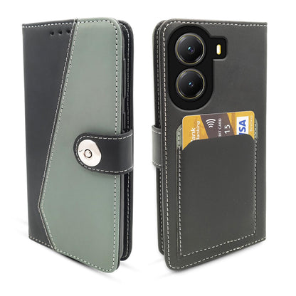 POCO X7 Pro 5G wallet flip cover in grey by Pikkme