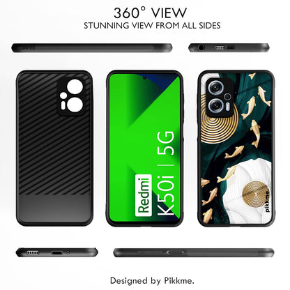 Redmi K50i 5G Flower phone cover by Pikkme – photo 2